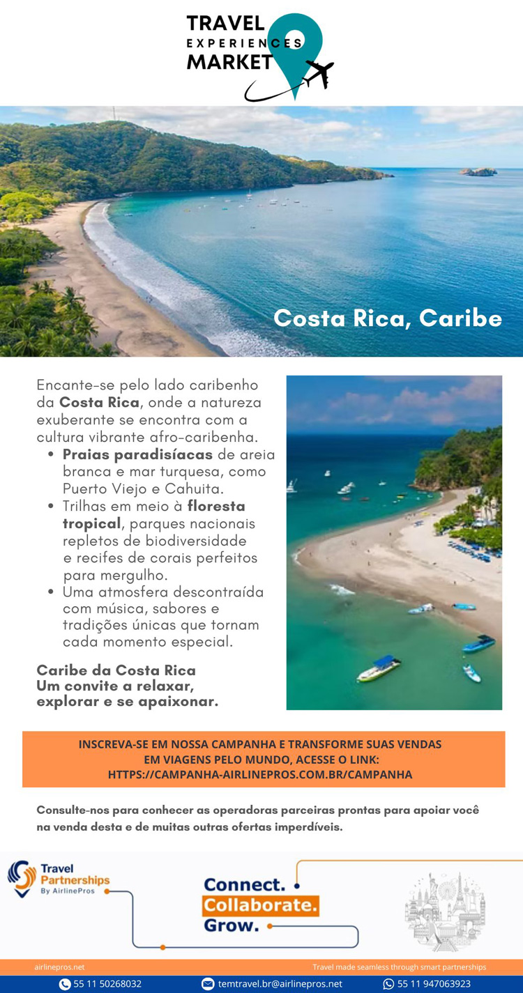 TRAVEL EXPERIENCES MARKET DMC - COSTA RICA