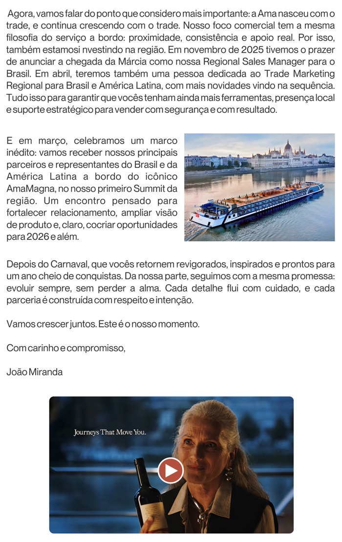 AMAWATERWAYS CRUZEIROS FLUVIAIS