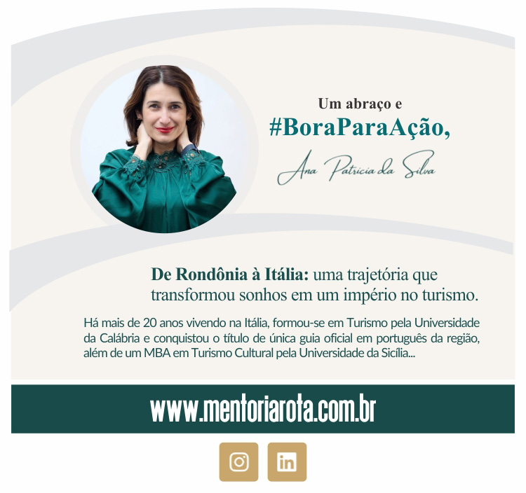 Ana Patricia - Mentoria R.O.T.A Rumo ao Turismo Profissional