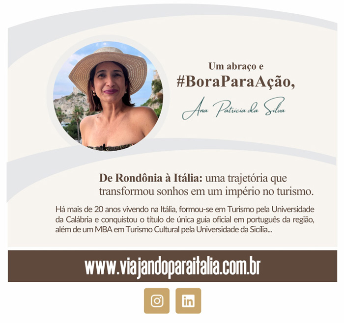 Viajando para It&aacute;lia