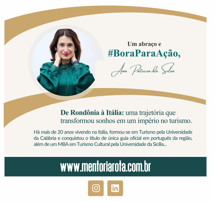 Ana Patricia - Mentoria R.O.T.A Rumo ao Turismo Profissional