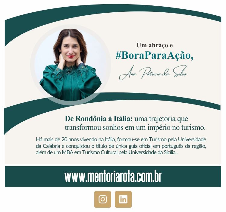 Ana Patricia - Mentoria R.O.T.A Rumo ao Turismo Profissional