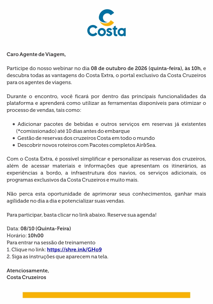 COSTA CRUZEIROS