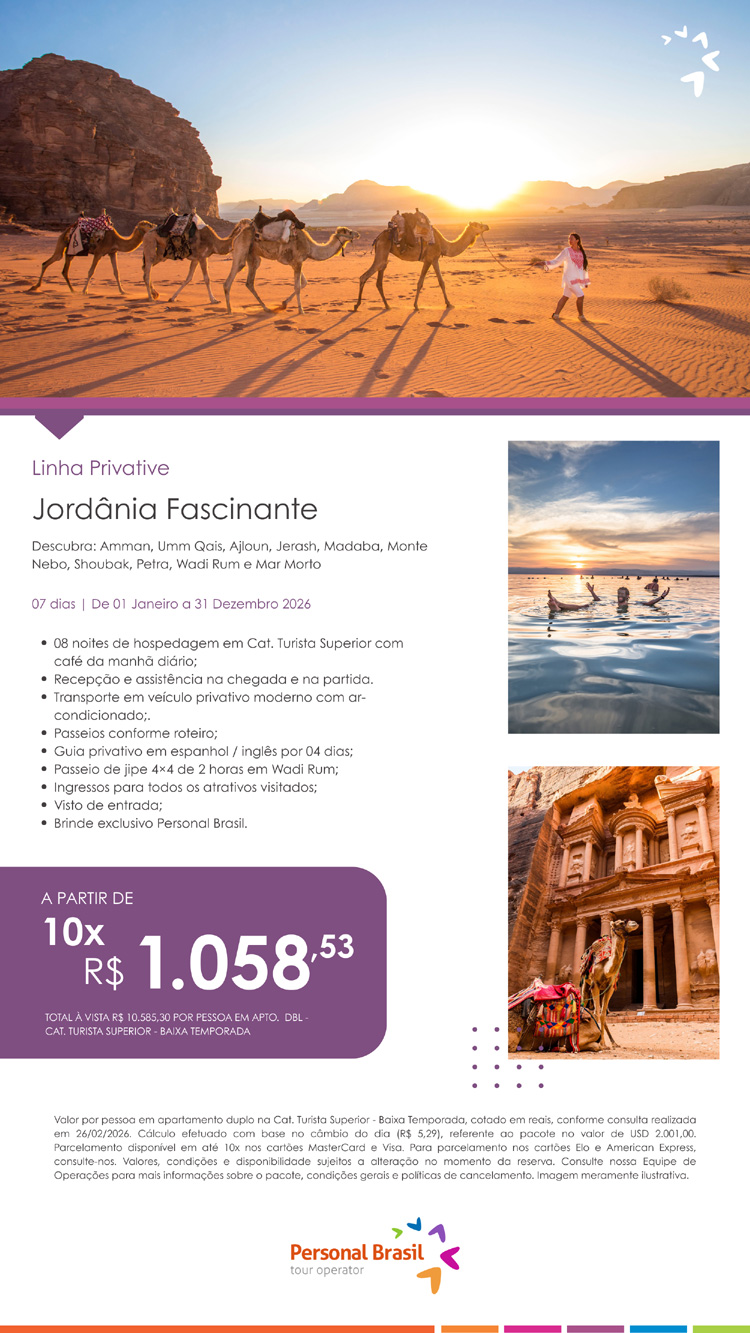 PERSONAL BRASIL TOUR OPERATOR