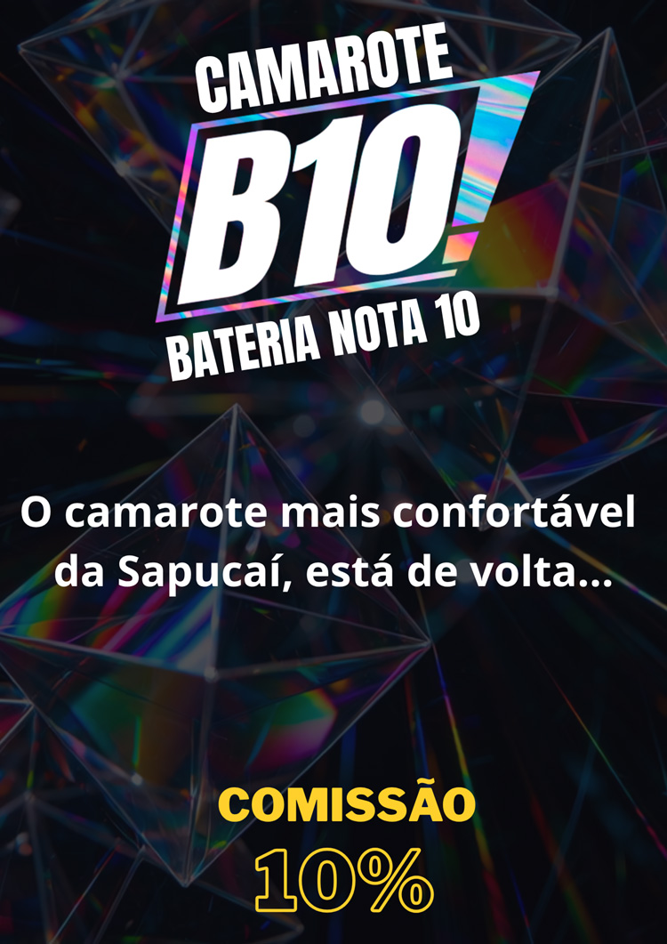 Ag&ecirc;ncia Samba Ipanema / Camarote Bateria Nota 10 - Carnaval Rio 2027