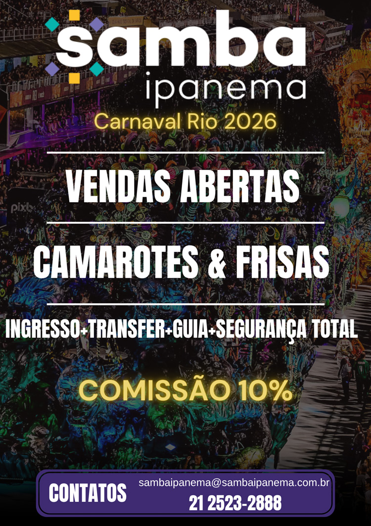 AGÊNCIA SAMBA IPANEMA CARNAVAL RIO 2026