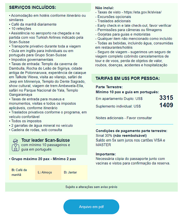 SCAN SUISSE OPERADORA